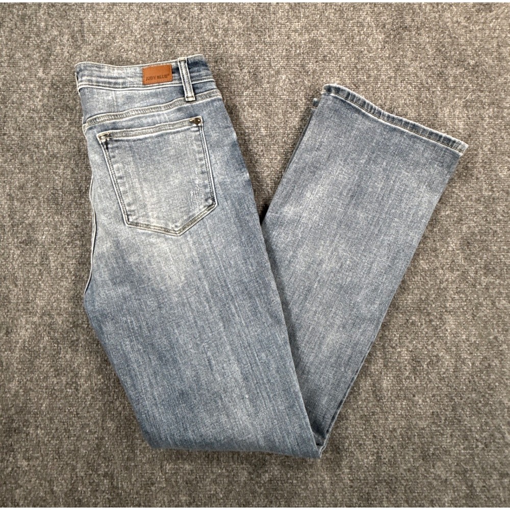 Judy Blue Womens 13/31 Light Wash Stretch High Rise Bootcut Denim Jeans